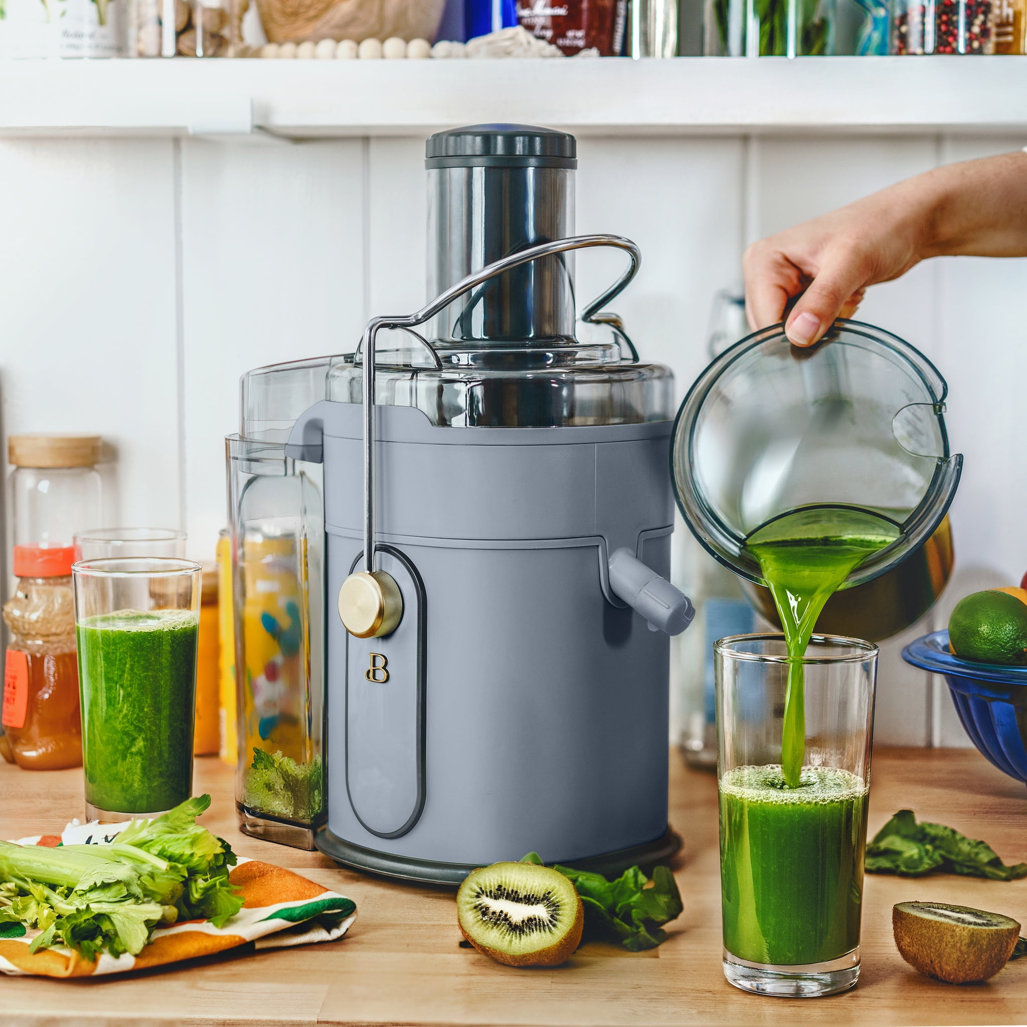 Drew Barrymore's Blue Electric Juice Extractor