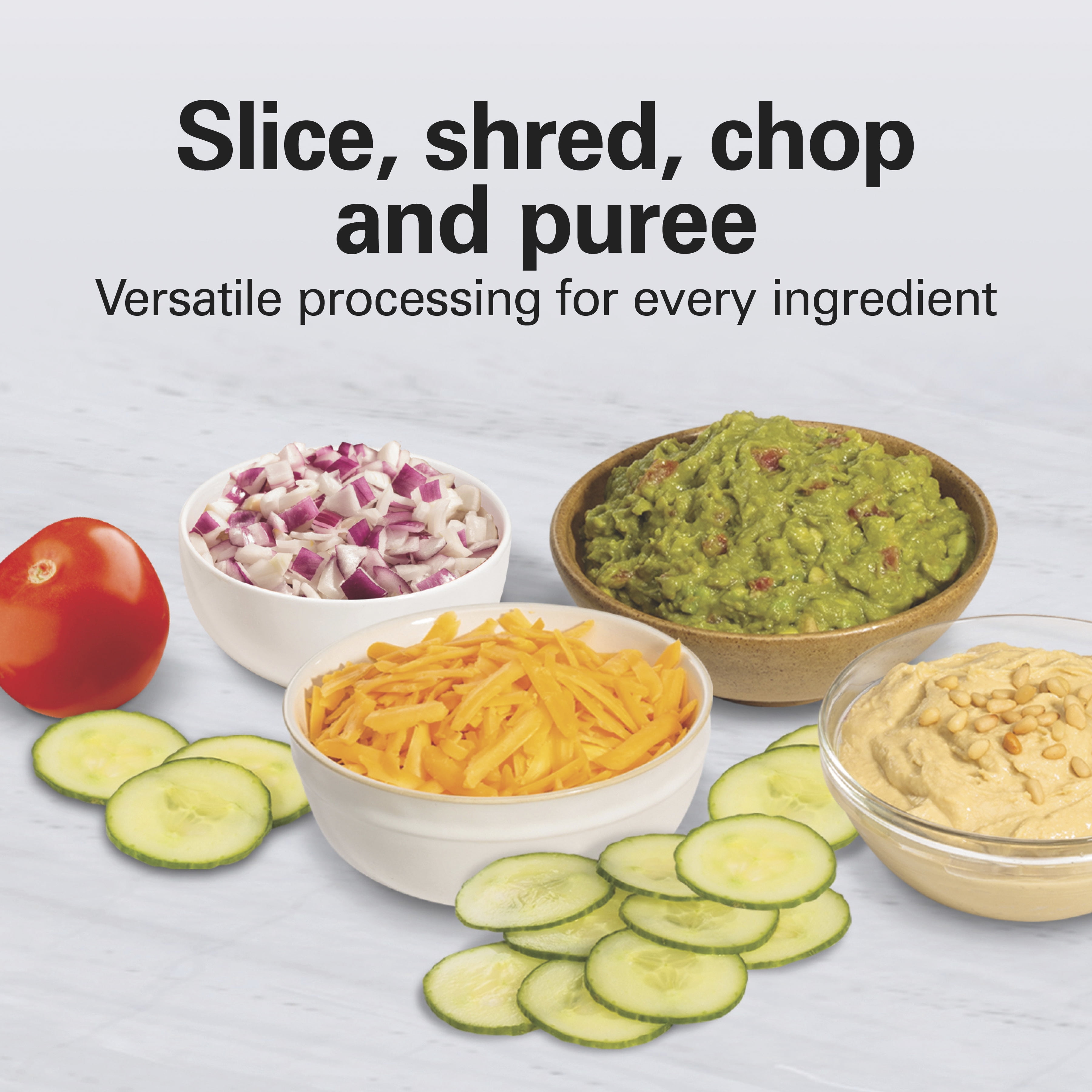 Hamilton Beach Stack & Snap 10 Cup Food Processor, Model 70723