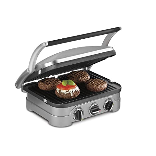 Cuisinart Panini Press, Sandwich Maker, Griddler (5-in-1)