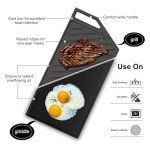 5-Burner Gas Cooktop with Reversible Grill/Griddle
