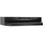 Broan 30-Inch 2-Speed Under-Cabinet Non-Ducted Range Hood, Black
