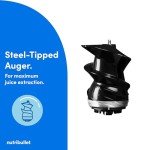 NutriBullet Slow Juicer, GrayClearBlackMulti-color, Model NBJ50300
