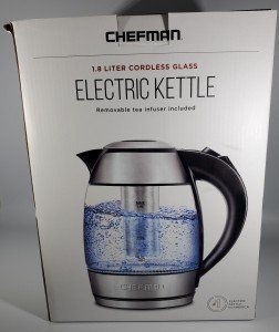 Chefman 1.8L Electric Tea Infuser Glass Kettle