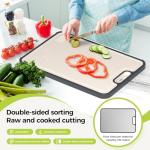 Double-Sided Titanium Cutting Board, 16”×11” Size