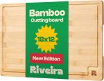 Extra Large Bamboo Cutting Board with Juice Groove