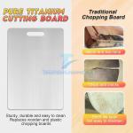 Double-Sided Titanium Cutting Boards for Kitchen