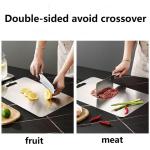 Double-Sided Stainless Steel Cutting Board