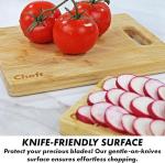 Cheft 3-Piece Bamboo Cutting Board Set