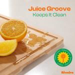 Extra Large Bamboo Cutting Board with Juice Groove