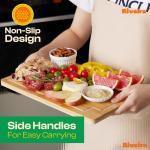 Extra Large Bamboo Cutting Board with Juice Groove