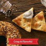 Oven-Baked Everything Pita Crackers, 12 Boxes