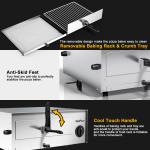 Goplus Stainless Steel Countertop Pizza Oven