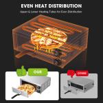 WeChef 1300W Electric Countertop Pizza Oven