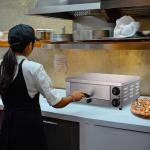 WeChef 1300W Electric Countertop Pizza Oven