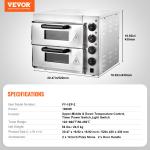 VEVOR Electric Countertop Pizza Oven for 14" Pies