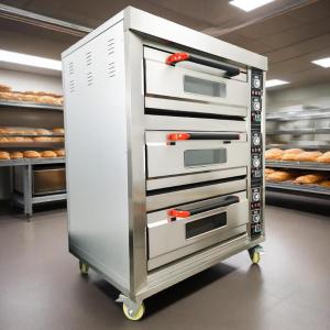 33.8" Commercial 3-Layer Pizza Oven 220V