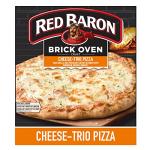Red Baron Cheese Trio Pizza with Brick Oven Crust