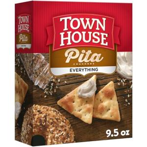 Pita Oven Baked Crackers, Everything Flavor, 9.5oz