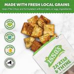 Issa's Flame-Baked Za'atar Pita Chips - 6 Packs