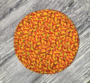 10" Pita Microwave Warmer with Chili Peppers