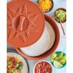 10-Inch Microwave Tortilla Warmer - Orange