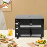 Electric Double Layer Countertop Pizza Oven