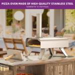 Portable 12" Wood Fired Outdoor Pizza Oven