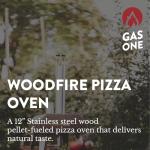 GasOne Portable 12-inch Wood Pellet Pizza Oven
