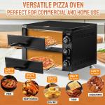 Double Deck Indoor Pizza Oven with Temperature Control