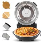 Electric Pizza Maker with Cooking Levels and Accessories