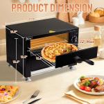 Double Deck Indoor Pizza Oven with Temperature Control