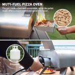 12" Portable Multi-Fuel Outdoor Pizza Oven