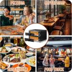 Double Deck Indoor Pizza Oven with Temperature Control