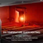 Double Deck Countertop Pizza Oven for 16" Pies