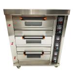 Triple Deck Gas Pizza Oven for Restaurants