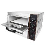 3000W Double Deck Commercial Pizza Oven