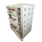 Triple Deck Gas Pizza Oven for Restaurants