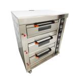 Triple Deck Gas Pizza Oven for Restaurants