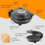 12-Inch Indoor Retro Pizza Oven with Temperature Control