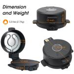 12-Inch Electric Pita Bread Maker Machine