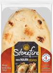 Stonefire Tandoor Mini Naan - 4 Count