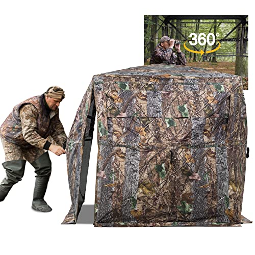 360-Degree Pop-Up Hunting Blind for 2-3 People