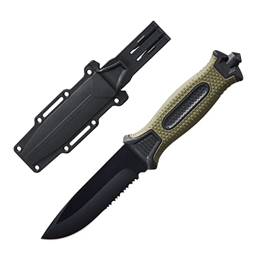 Leopcito 10" Fixed Blade Tactical Survival Knife