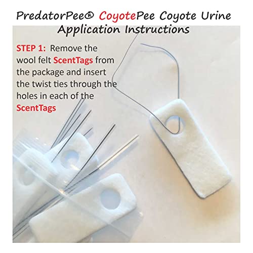 Coyote Urine Spray and Scent Tags Combo 16oz