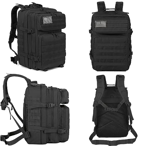 QT&QY 45L Military Tactical Molle Assault Backpack