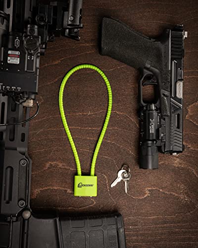 Lockdown 15" Cable Gun Lock with Keyed Padlock