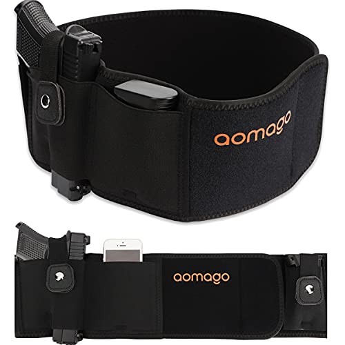 Breathable Belly Band Holster for Pistols and Revolvers