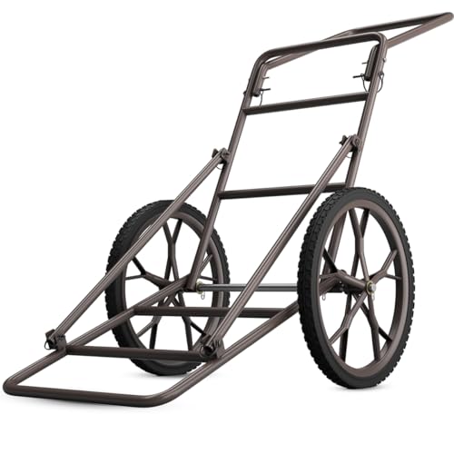 500 LBS Capacity Folding Deer Cart with Big Wheels