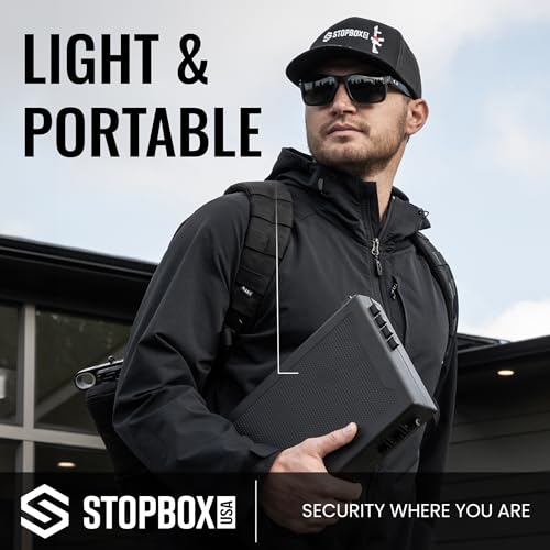 STOPBOX PRO - Quick Access Handgun Lock Box 2 Pack