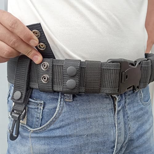 Tactical Duty Belt Keepers with Double Snaps